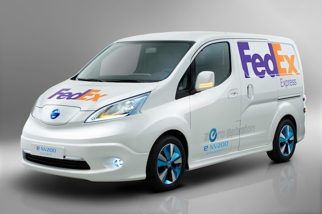 Fedex testing Nissan e-NV200 van