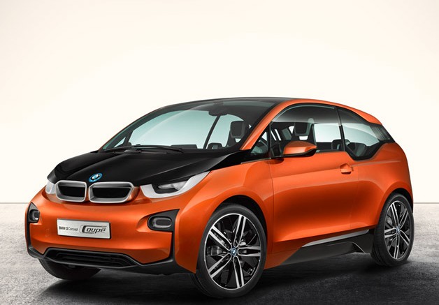 2014 BMW i3 2 door coupe side view