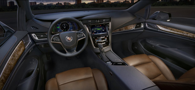 2014 Cadillac ELR leather interior