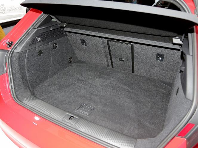 Audi A3 E-tron has a full trunk